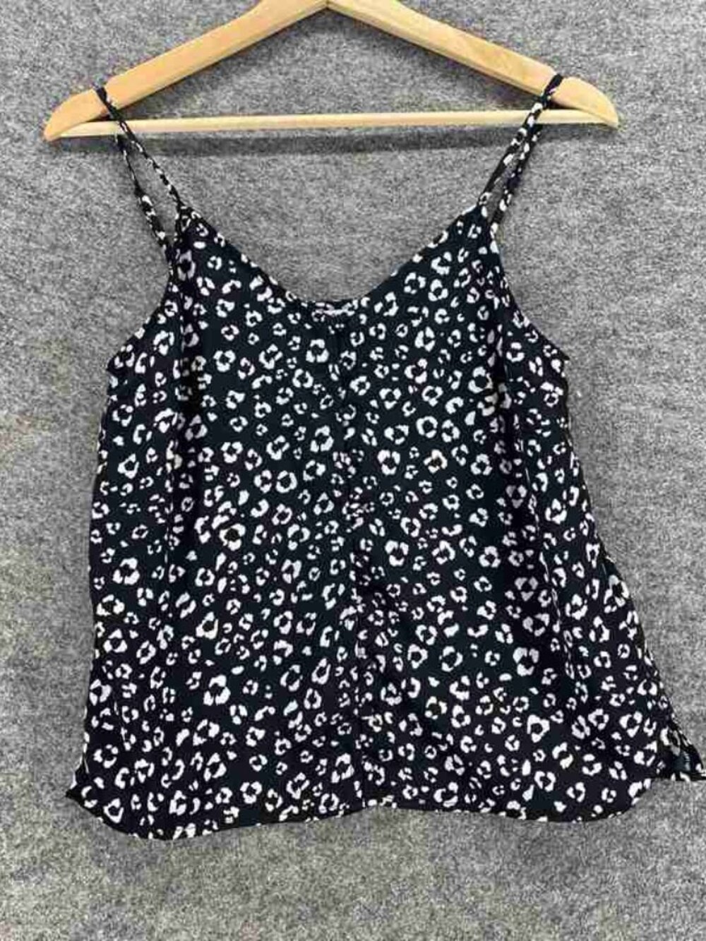 Black & White Leopard Camisole